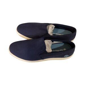 Timberland Ashwood Park EK+ Slip-On Navy Canvas Men’s 11.5 D New With Box